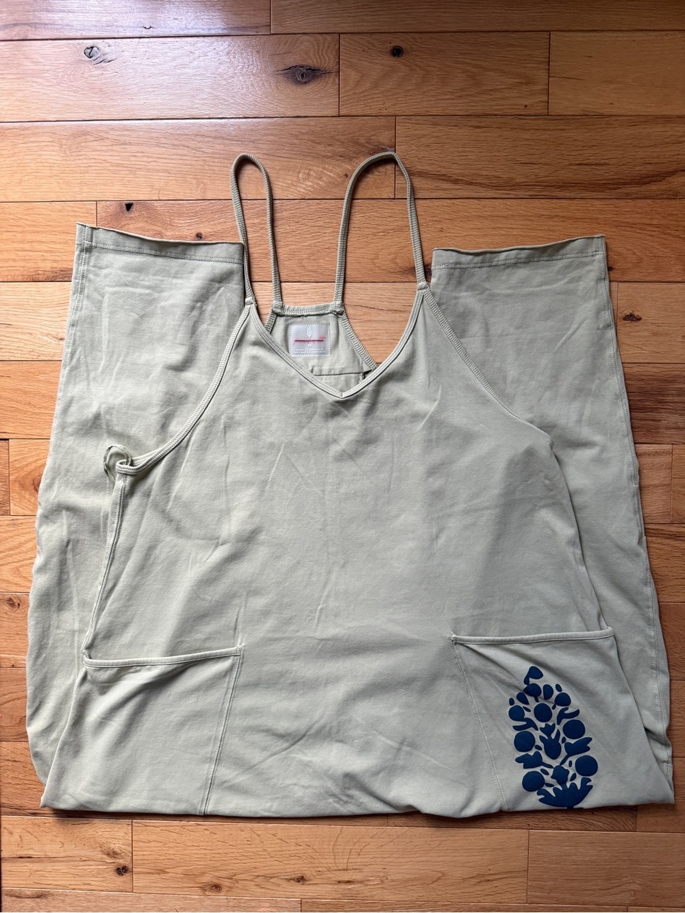 NWOT Free People Movement Hot Shot Logo Jumpsuit in Moss - Picture 4 of 6